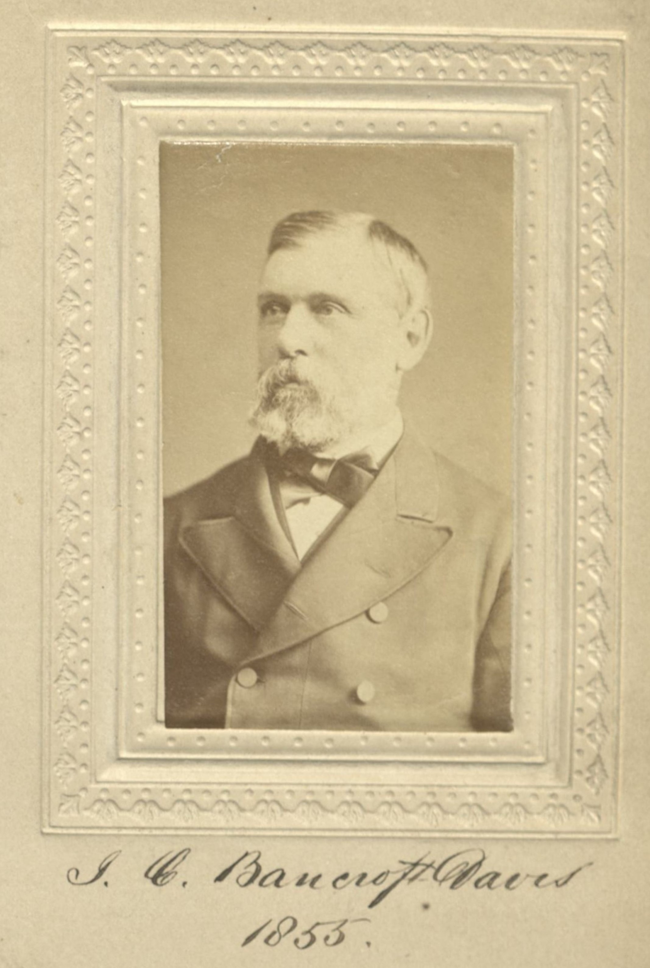 Member portrait of John C. Bancroft Davis